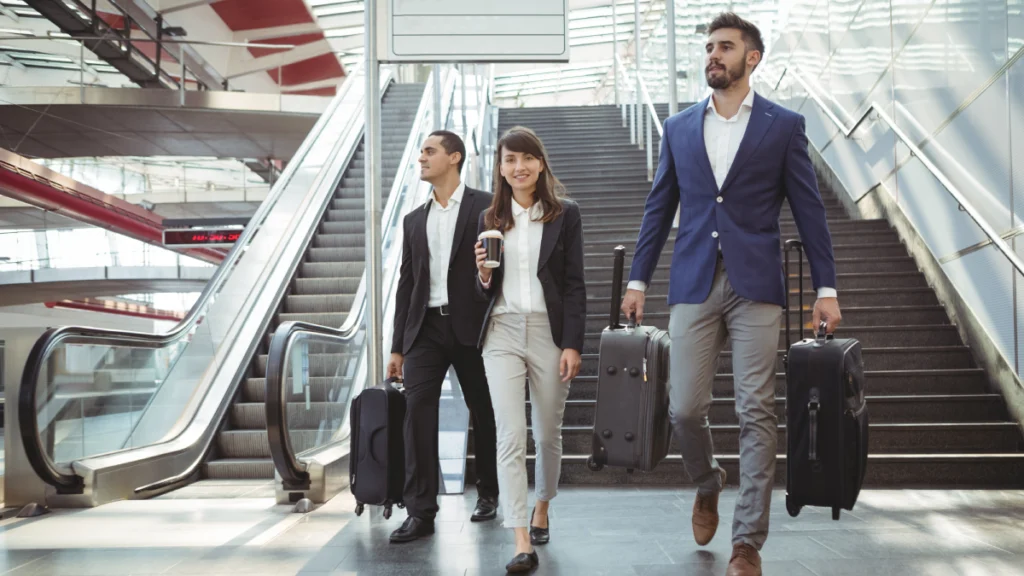 Luxury car arriving at Denver International Airport, ready to transport guests to Red Rocks Amphitheatre
