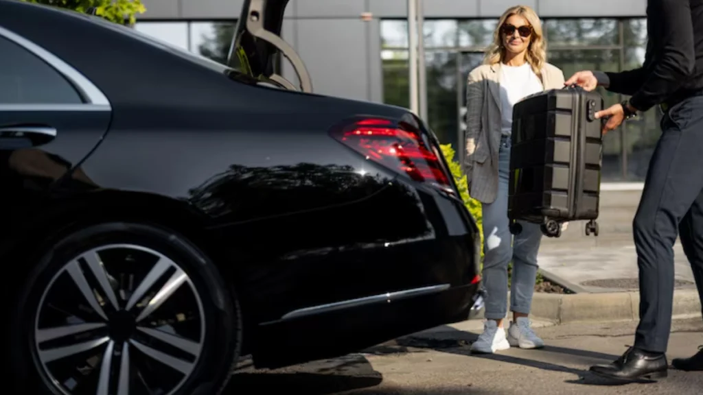 Luxury SUV Cadillac Escalade providing transport from Denver airport to Breckenridge