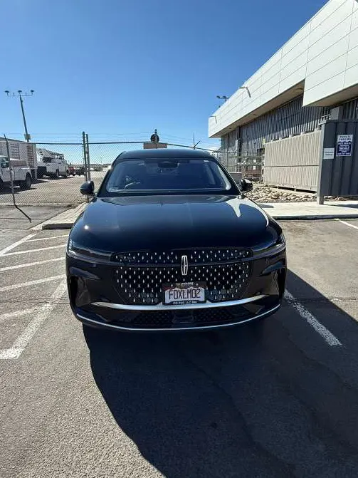 Lincoln Nautilus chauffeur service Denver exterior black SUV